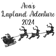 Load image into Gallery viewer, Christmas Personalised Lapland Glitter Iron On Transfer