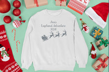 Load image into Gallery viewer, Christmas Personalised Lapland Glitter Iron On Transfer