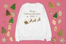 Load image into Gallery viewer, Christmas Personalised Lapland Glitter Iron On Transfer