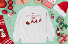 Load image into Gallery viewer, Christmas Personalised Lapland Glitter Iron On Transfer