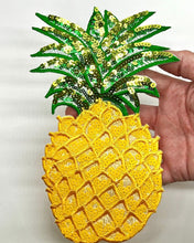 Load image into Gallery viewer, Large Pineapple Sequin Applique Patch