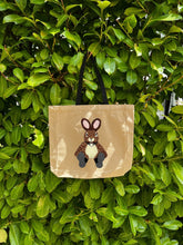 Load image into Gallery viewer, Tote with Cute Fluffy Bunny 12 or 5 oz Shopping Bag