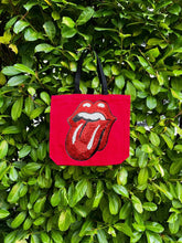 Load image into Gallery viewer, Tote with Sequin Tongue 12 or 5 oz Shopping Bag