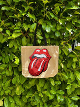 Load image into Gallery viewer, Tote with Sequin Tongue 12 or 5 oz Shopping Bag