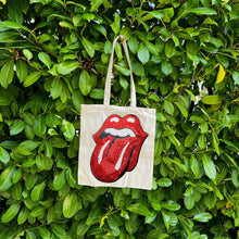 Load image into Gallery viewer, Tote with Sequin Tongue 12 or 5 oz Shopping Bag
