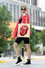 Load image into Gallery viewer, Tote with Sequin Tongue 12 or 5 oz Shopping Bag