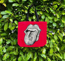 Load image into Gallery viewer, Tote with Sequin Tongue 12 or 5 oz Shopping Bag