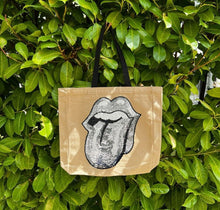 Load image into Gallery viewer, Tote with Sequin Tongue 12 or 5 oz Shopping Bag