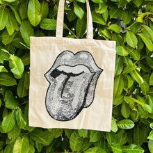 Load image into Gallery viewer, Tote with Sequin Tongue 12 or 5 oz Shopping Bag
