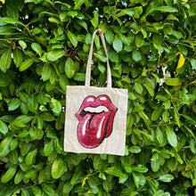 Load image into Gallery viewer, Tote with Sequin Tongue 12 or 5 oz Shopping Bag