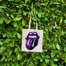 Load image into Gallery viewer, Tote with Sequin Tongue 12 or 5 oz Shopping Bag