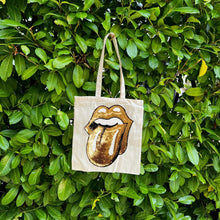Load image into Gallery viewer, Tote with Sequin Tongue 12 or 5 oz Shopping Bag