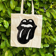 Load image into Gallery viewer, Tote with Sequin Tongue 12 or 5 oz Shopping Bag