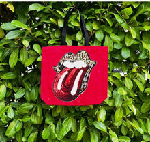 Load image into Gallery viewer, Tote with Sequin Tongue 12 or 5 oz Shopping Bag