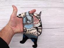 Load image into Gallery viewer, Racoon Carrying Strawberry Applique Patch