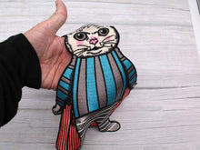 Load image into Gallery viewer, Cat In Cape Applique Patch