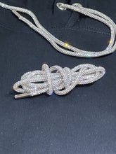 Load image into Gallery viewer, Crystal Rhinestone Hoodie Cord 6mm Drawstring / Cord to Replace your Cord 47in