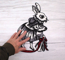 Load image into Gallery viewer, White Rabbit Applique Patch B10