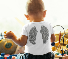 Load image into Gallery viewer, 1 Pair of small sequin angel wings patch 7" x 3'