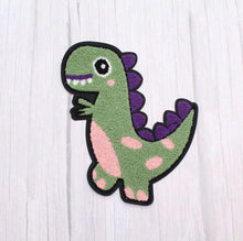 Load image into Gallery viewer, Large Chenille Dinosaur Children's Patch
