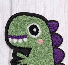 Load image into Gallery viewer, Large Chenille Dinosaur Children's Patch