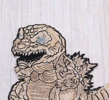 Load image into Gallery viewer, Brown Embroidered Dinosaur Children's Patch