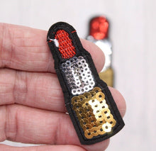 Load image into Gallery viewer, Red Lipstick Sequin Applique Patch