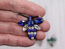 Load image into Gallery viewer, Handmade 3d Crystal Sequin Embellished Bee Patch Applique