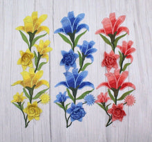 Load image into Gallery viewer, Beautiful Large Flower Appliqué Patch