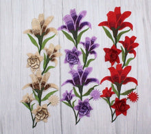 Load image into Gallery viewer, Beautiful Large Flower Appliqué Patch