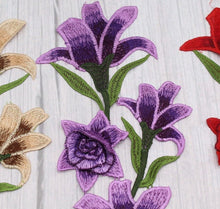 Load image into Gallery viewer, Beautiful Large Flower Appliqué Patch