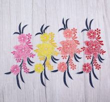 Load image into Gallery viewer, Beautiful Large Flower Appliqué Patch