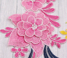 Load image into Gallery viewer, Beautiful Large Flower Appliqué Patch