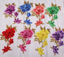 Load image into Gallery viewer, Beautiful Large Flower Appliqué Patch