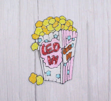 Load image into Gallery viewer, Large Sequin Popcorn Bucket Applique Patch