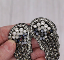 Load image into Gallery viewer, 2 Piece Bead Wings Applique Patch