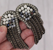 Load image into Gallery viewer, 2 Piece Bead Wings Applique Patch