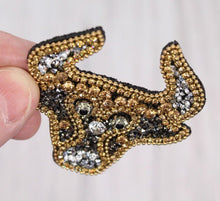 Load image into Gallery viewer, Rhinestone Crystal Cow Bull Applique Patch