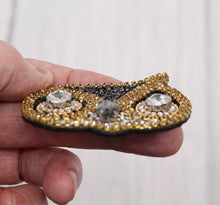 Load image into Gallery viewer, Rhinestone Crystal Owl Applique Patch