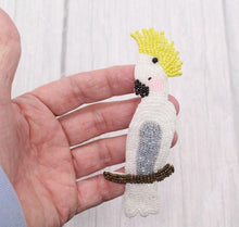 Load image into Gallery viewer, Beaded and Crystal Parrott Applique Patch