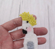 Load image into Gallery viewer, Beaded and Crystal Parrott Applique Patch