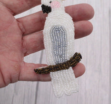 Load image into Gallery viewer, Beaded and Crystal Parrott Applique Patch