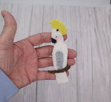 Load image into Gallery viewer, Beaded and Crystal Parrott Applique Patch