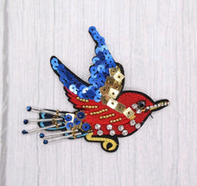Load image into Gallery viewer, Humming Bird Applique Patch