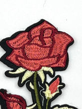 Load image into Gallery viewer, Embroidered Rose Flower Appliqué Patches