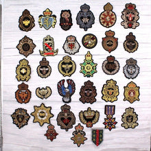 Load image into Gallery viewer, Embroidered  Medal  Shield Applique Patch