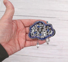 Load image into Gallery viewer, Beaded Dagger patch, Pineapple Patch, Cloud Patch, Moon Patch, Want Patches Applique Patch