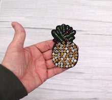 Load image into Gallery viewer, Beaded Dagger patch, Pineapple Patch, Cloud Patch, Moon Patch, Want Patches Applique Patch