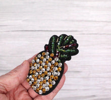 Load image into Gallery viewer, Beaded Dagger patch, Pineapple Patch, Cloud Patch, Moon Patch, Want Patches Applique Patch