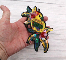 Load image into Gallery viewer, Parrot patch, Rooster Patch, Elephant Patch, Cross Patch, Animal Applique Patch